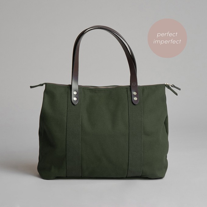 Daily Tote (imperfect) - Dark Olive from Souleway