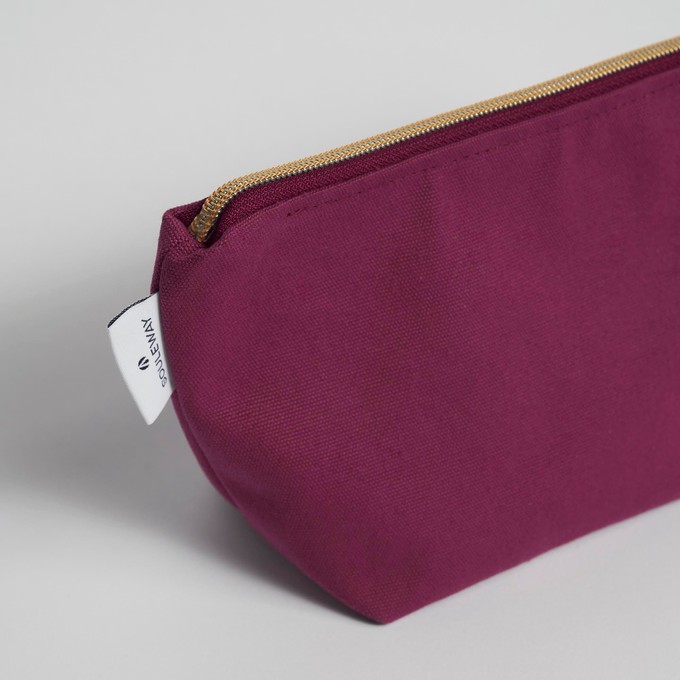 Cosmetic Bag - Bordeaux Red from Souleway