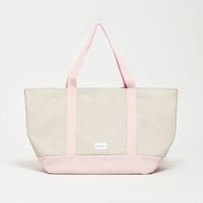 Beach Bag - Sand/Pink via Souleway