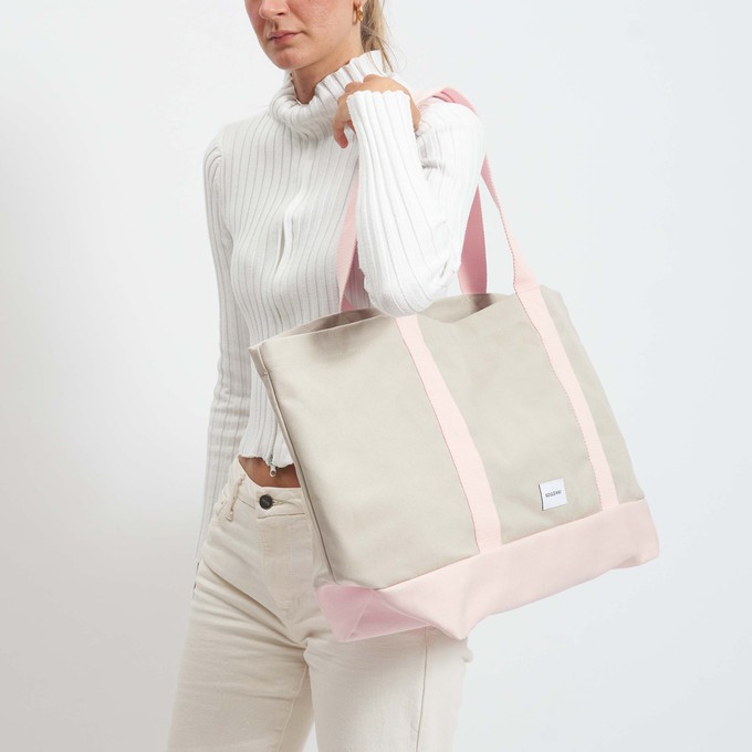 Beach Bag - Sand/Pink from Souleway