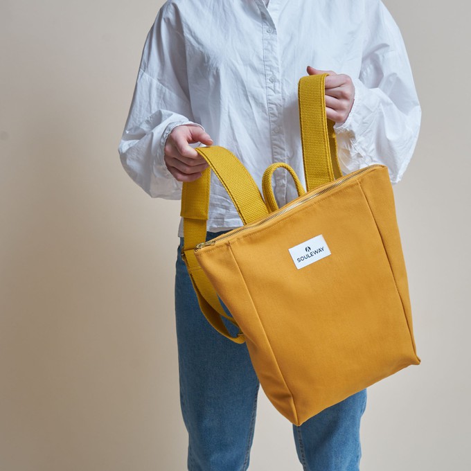 Simple Backpack S - Mustard Yellow from Souleway