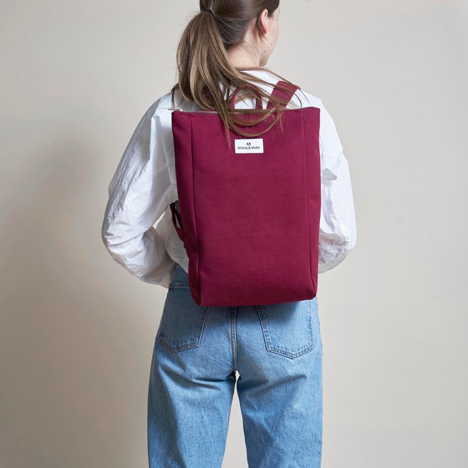 Simple Backpack L - Bordeaux Red from Souleway