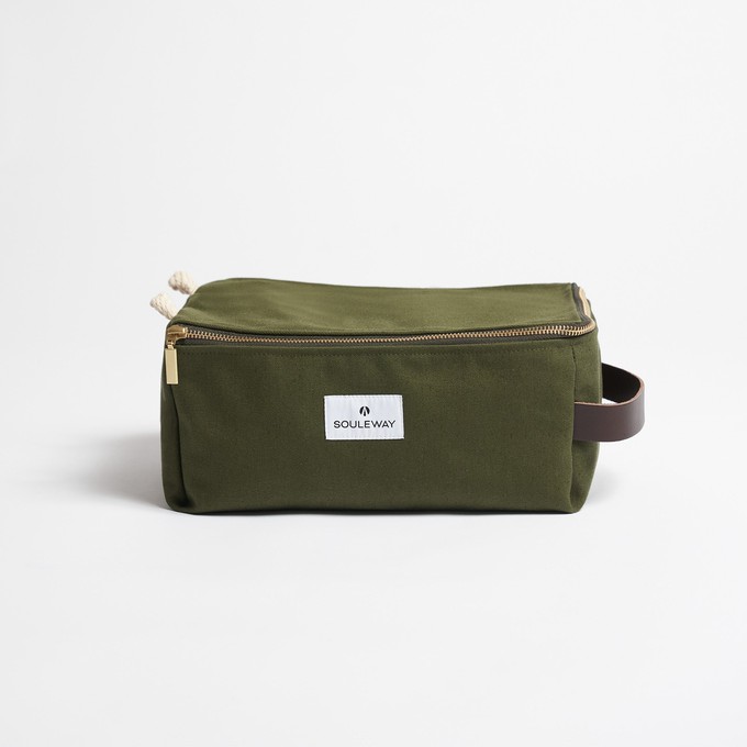 Classic Washbag L - Dark Olive from Souleway