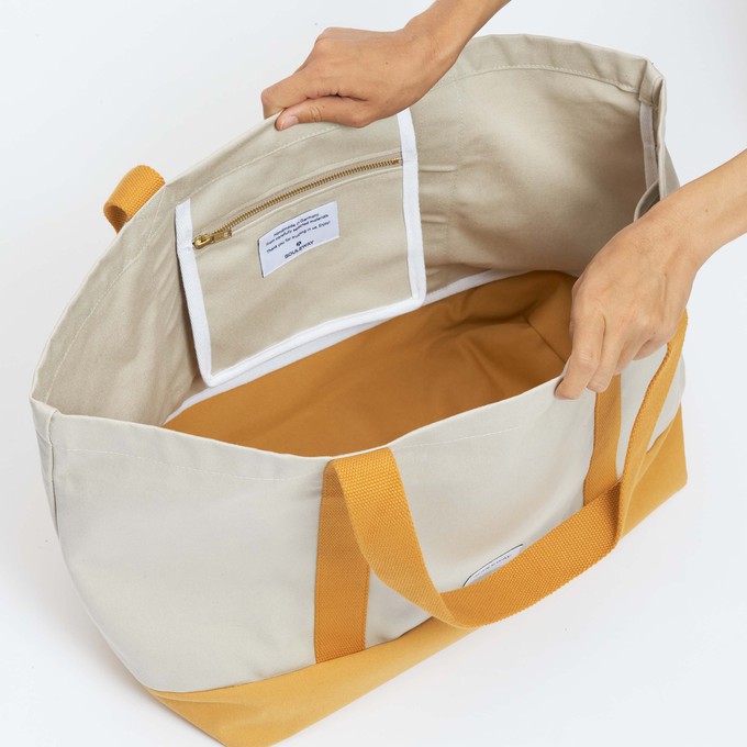 Beach Bag - Sand/Mustard from Souleway