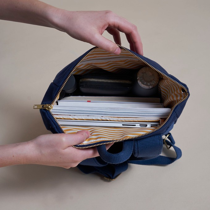 Simple Backpack L - Navy Blue from Souleway