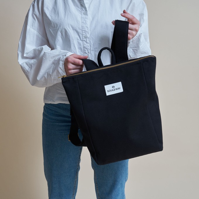 Simple Backpack S - Night Black from Souleway