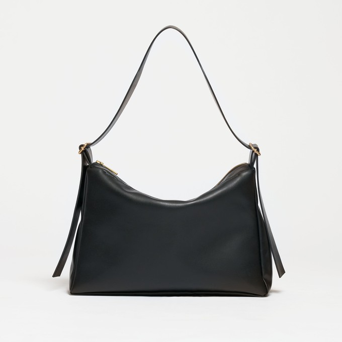 Slouchy Shoulder Bag - Night Black from Souleway