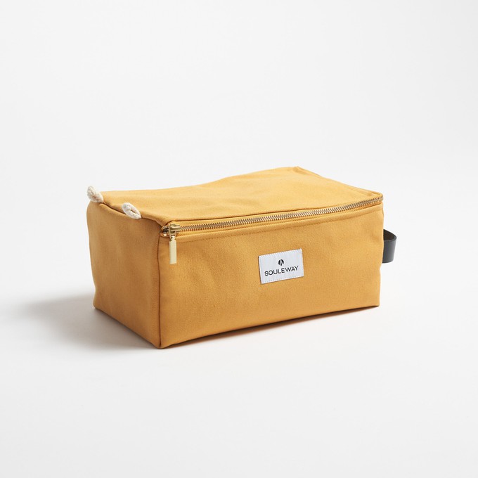 Classic Washbag L - Mustard Yellow from Souleway