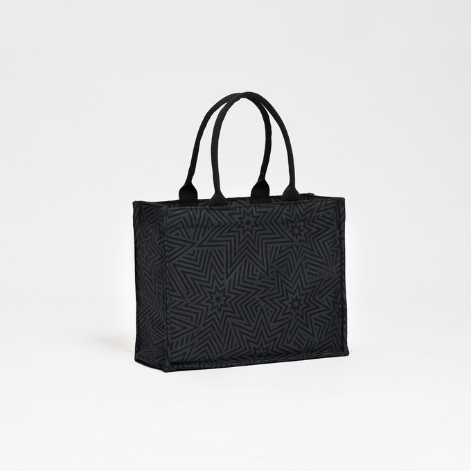 SbS Tote Bag L - Star Explosion Black from Souleway