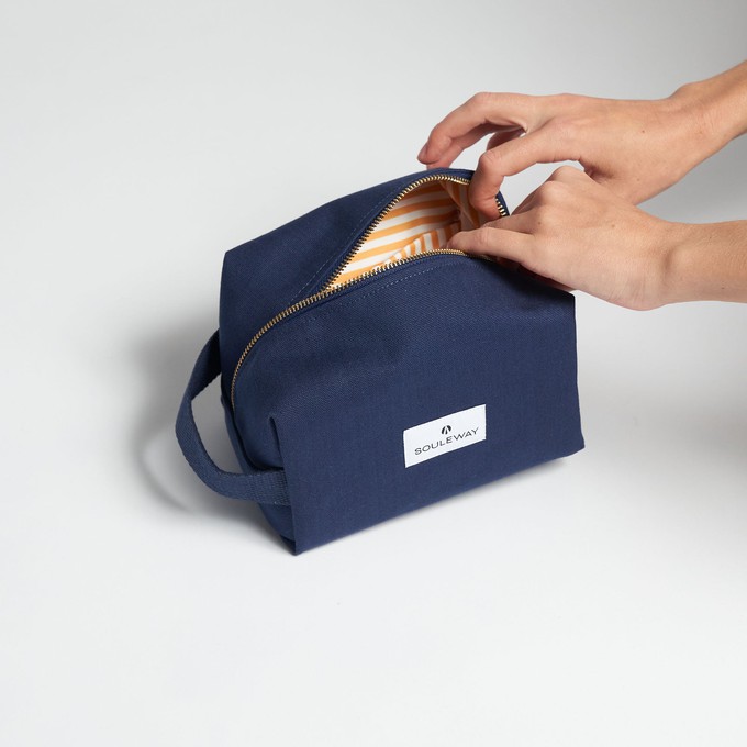 Classic Washbag S - Navy Blue from Souleway