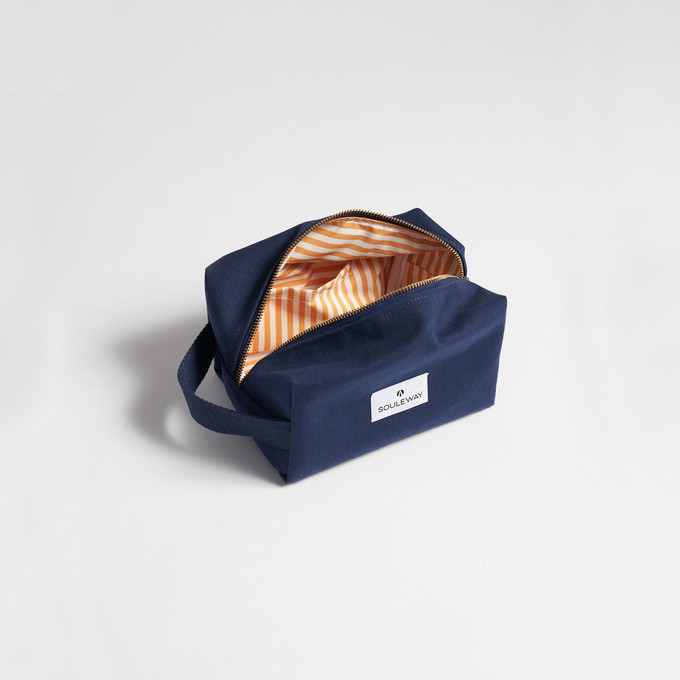 Classic Washbag S - Navy Blue from Souleway