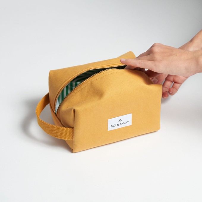 Classic Washbag S - Mustard Yellow from Souleway