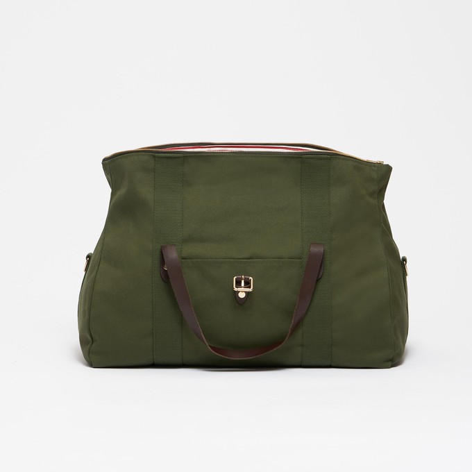 Foldtop Weekender - Dark Olive from Souleway