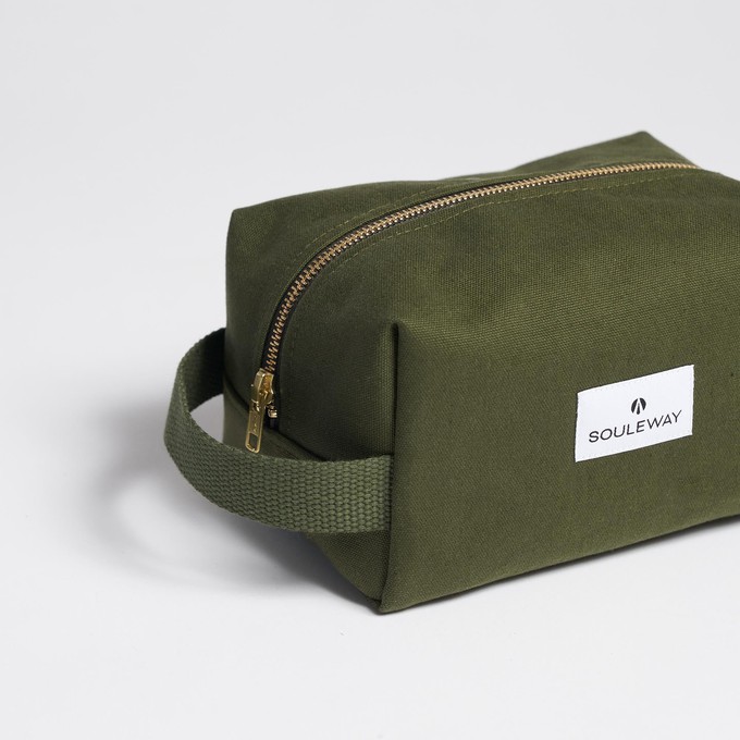 Classic Washbag S - Dark Olive from Souleway