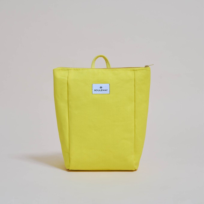 Simple Backpack S - Bright Lemon from Souleway