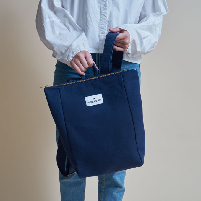 Simple Backpack S - Navy Blue from Souleway