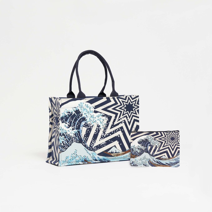 SbS Tote Bag L Set - The Wave from Souleway