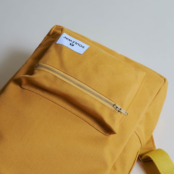 Casual Backpack (imperfect) - Mustard Yellow from Souleway