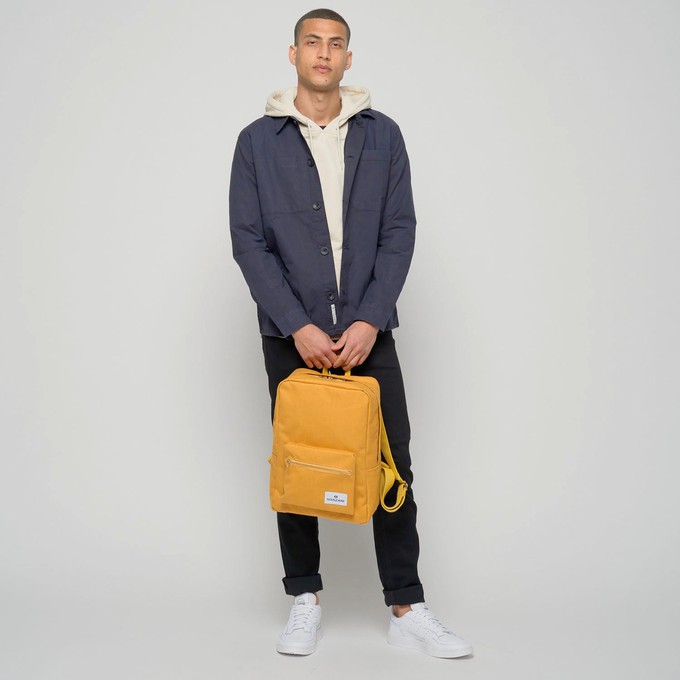 Mustard yellow herschel backpack best sale