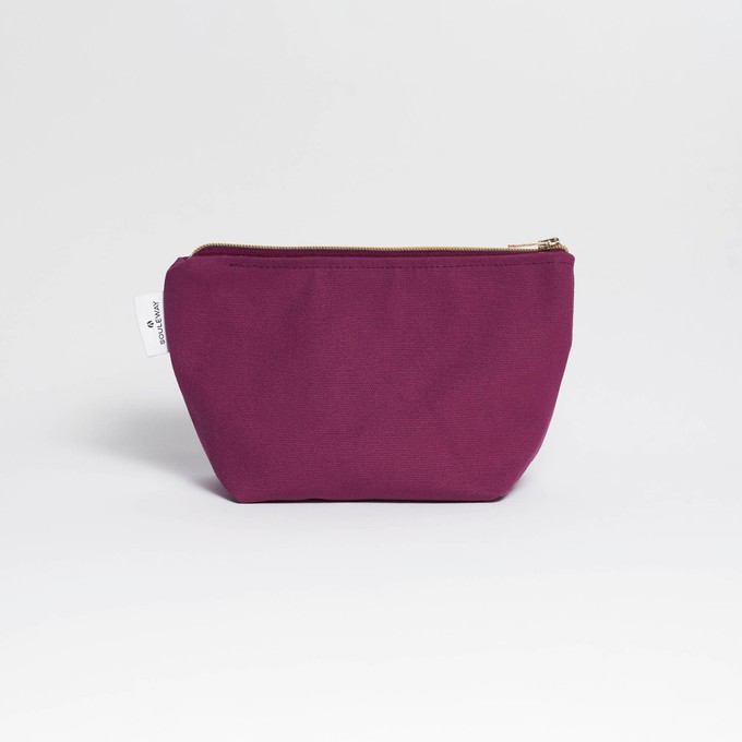 Cosmetic Bag - Bordeaux Red from Souleway