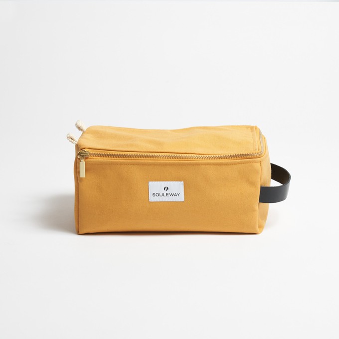 Classic Washbag L - Mustard Yellow from Souleway