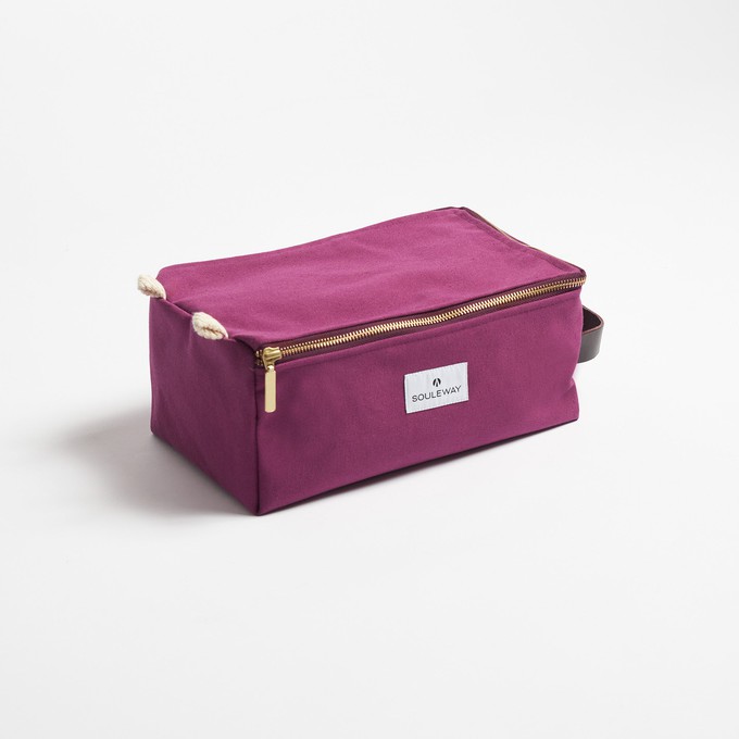 Classic Washbag L - Bordeaux Red from Souleway