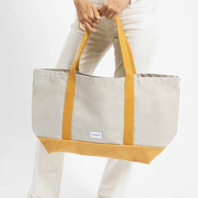 Beach Bag - Sand/Mustard from Souleway