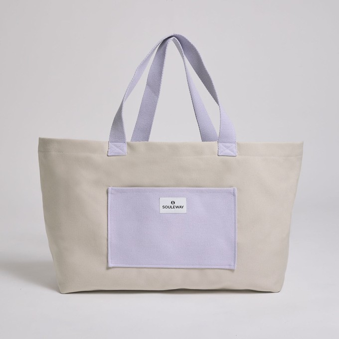 Shopper - Sand/Lavender from Souleway