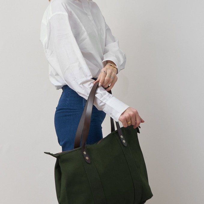 Daily Tote (imperfect) - Dark Olive from Souleway