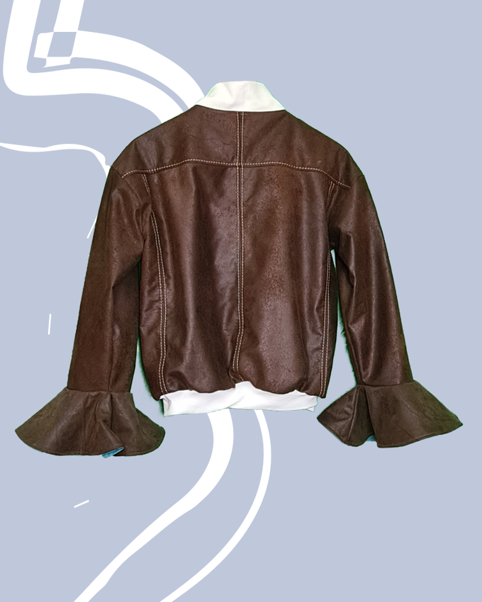 Pleather Baby Bomberjacket from Stephastique