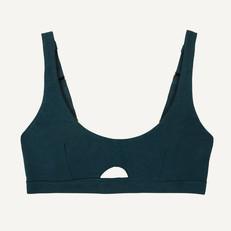 Organic Cotton Keyhole Soft Bra in Meridian via Subset