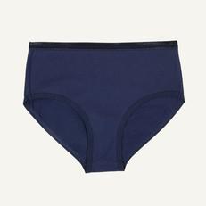 Organic Cotton Mid-Rise Brief in Marine via Subset