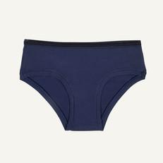 Organic Cotton Mid-Rise Hipster in Marine via Subset