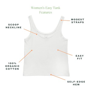 Organic Cotton Easy Tank in Cloud from Subset