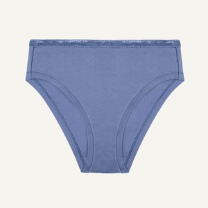 Organic Cotton Mid-Rise Bikini in Gale from Subset