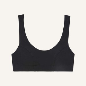 Organic Cotton Scoop Bralette in Carbon from Subset