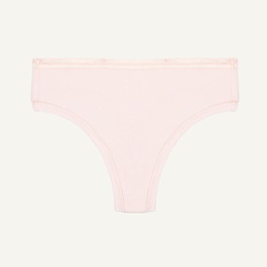 Organic Cotton Mid-Rise Thong in Quartz from Subset