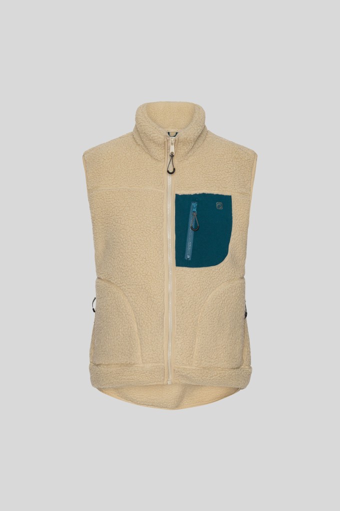 Sparren Vest Pale Khaki from Superstainable