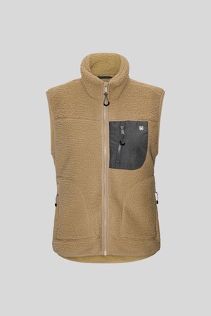 Kirby Vest Pale Khaki from Superstainable