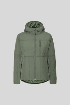 Fils Padded Jacket GeoMap Lark Green via Superstainable