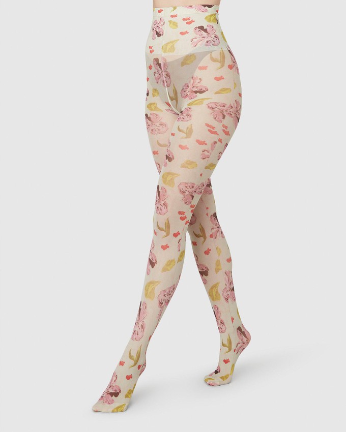 Helen Bullock Floral Tights from Swedish Stockings