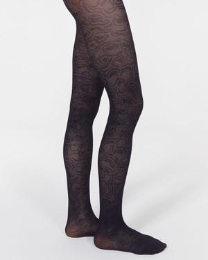 Rodebjer Callie Swirl Tights from Swedish Stockings