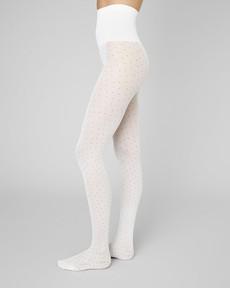 Eira Petite Dots Tights via Swedish Stockings