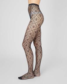 Lykke Net Tights via Swedish Stockings