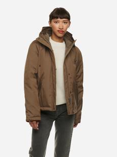 The Matte Short Parka via TEYM