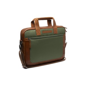 Leather Laptop Bag Olive Green Narvik - The Chesterfield Brand from The Chesterfield Brand