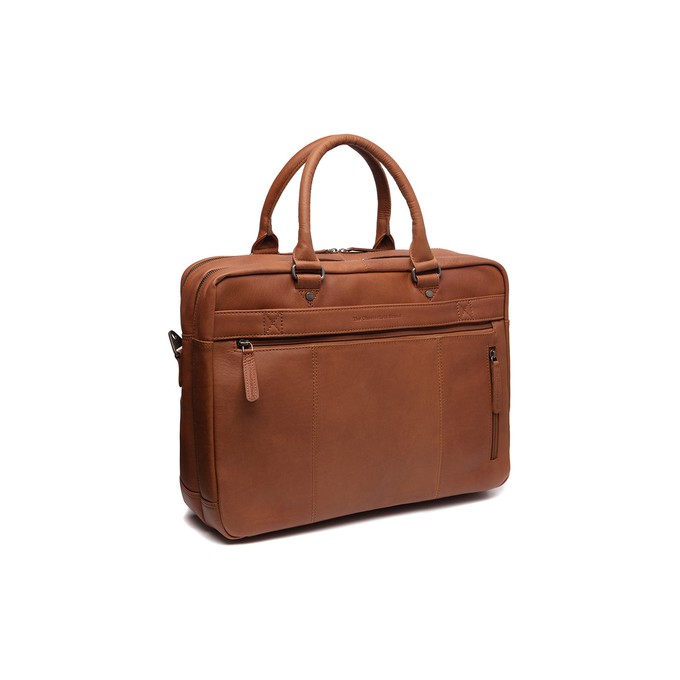 Leather Laptop Bag Cognac Boston - The Chesterfield Brand from The Chesterfield Brand