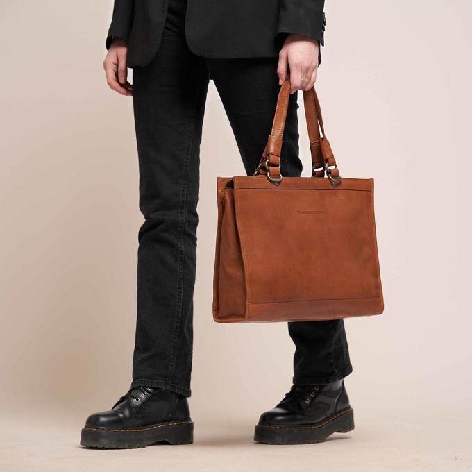 Leather Shopper Cognac Lima - The Chesterfield Brand from The Chesterfield Brand