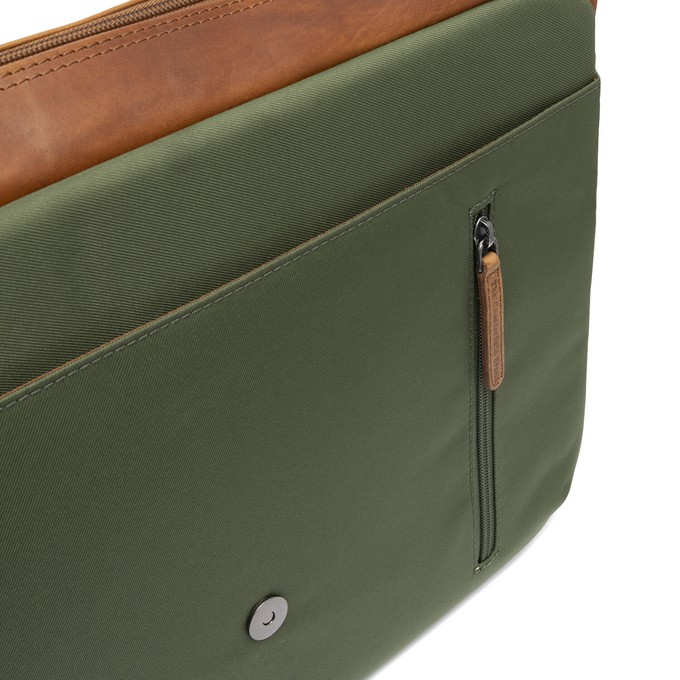 Leather Laptop Bag Olijfgroen Falun - The Chesterfield Brand from The Chesterfield Brand