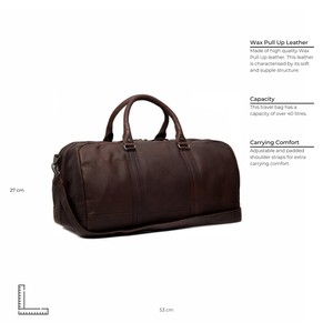 Leather Weekender Brown Melbourne - The Chesterfield Brand from The Chesterfield Brand